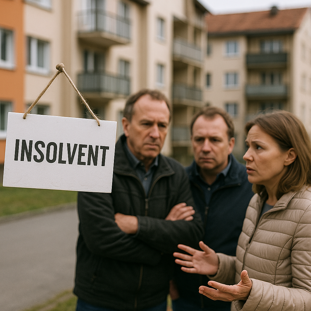 Wenn die Hausverwaltung insolvent wird: Rechte und Pflichten der Eigentümergemeinschaft