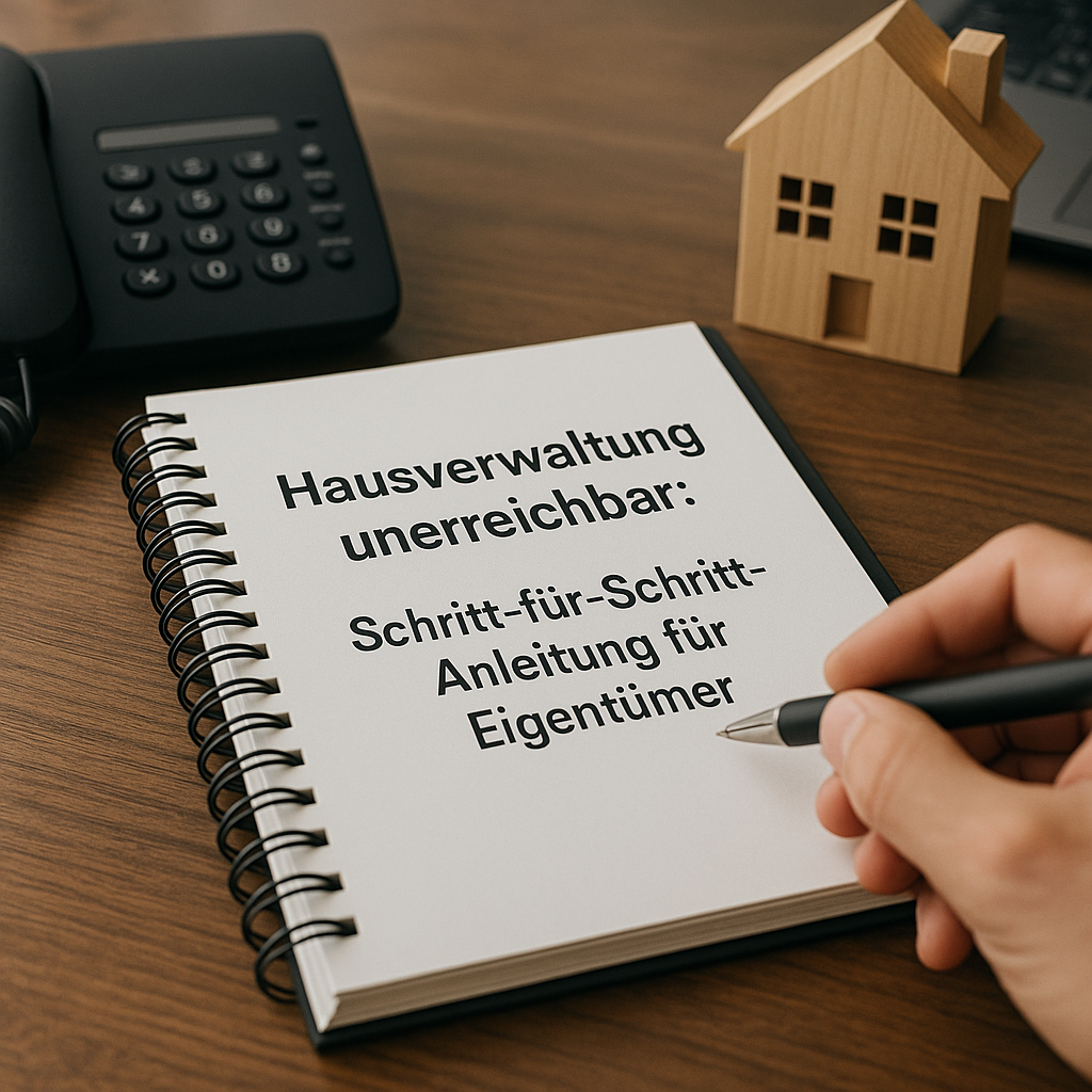 Hausverwaltung unerreichbar: Schritt-für-Schritt-Anleitung für Eigentümer